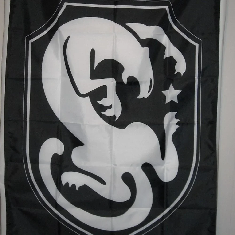 7th Panzer Division of Mobile Suit Gundam 3'x5' Black vertical Flag banner Zeon